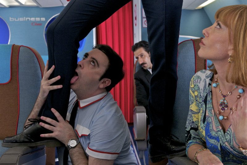 how to survive a long-haul flight @minkaguides © Sony Pictures Classics I'm So Excited by Pedro Almodóvar 4
