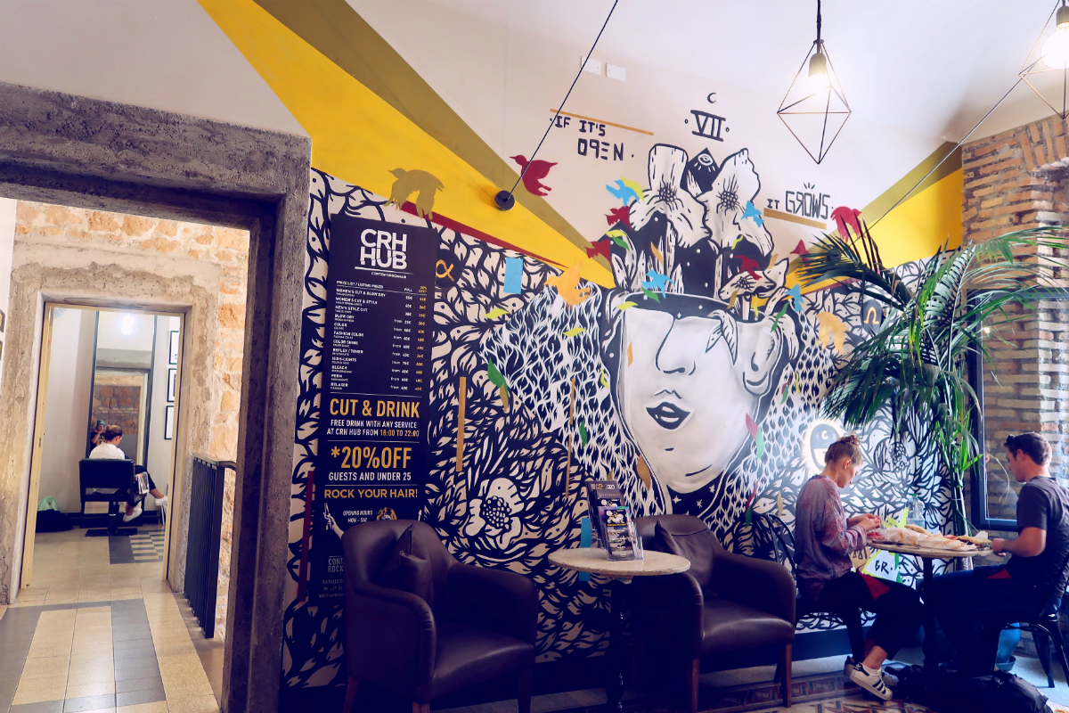 Review The Yellow Hostel Rome @minkaguides cafe