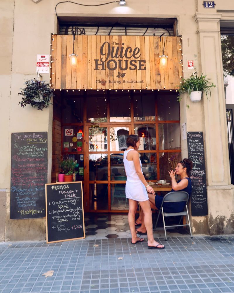 Gluten-free Barcelona The-Juice-House-exterior CREDIT Minka Guides