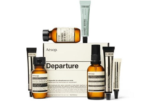 Gifts for travel lovers - inflight travel kit CREDIT Aesop