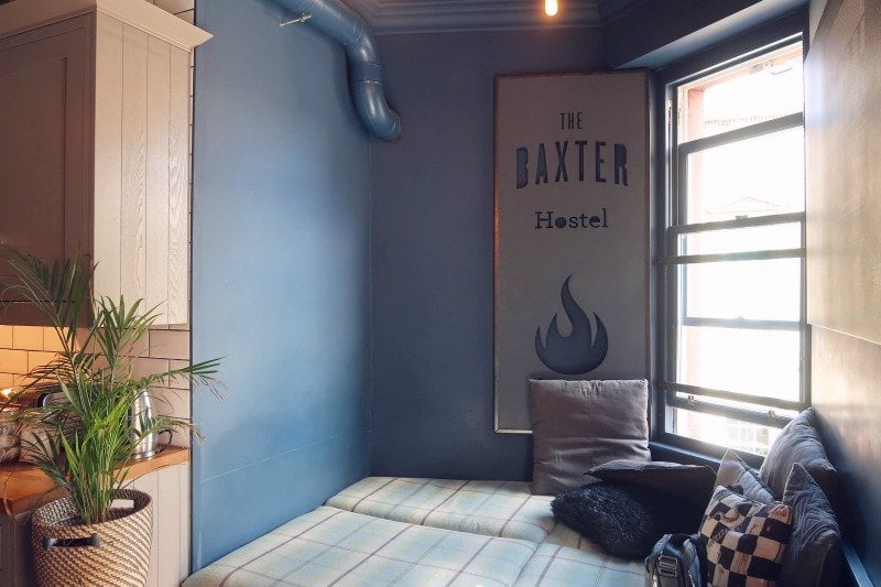 The Baxter Hostel Edinburgh lounge nook CREDIT Minka Guides_picmonkeyed