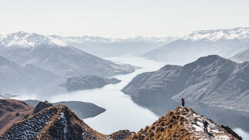 Hiking in New Zealand - Roy's Peak CREDIT Aaron Sebastian-Unsplash