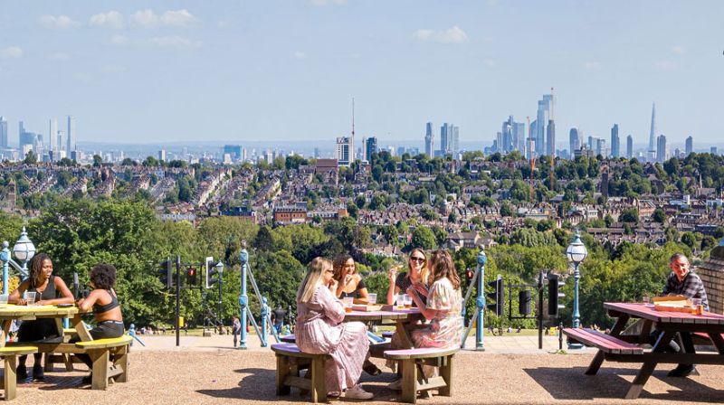 Spring in London - The Terrace CREDIT Alexander Palace