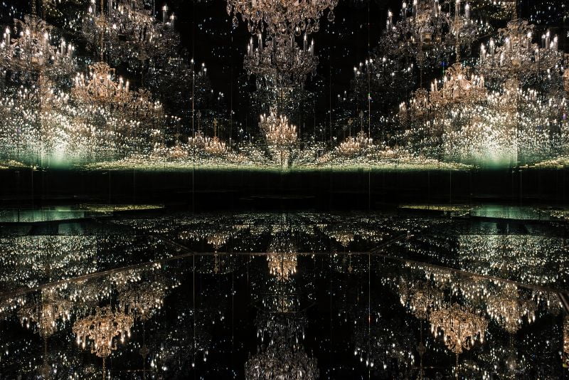 Spring in London - Yayoi Kusama Chandelier of Grief CREDIT Tate